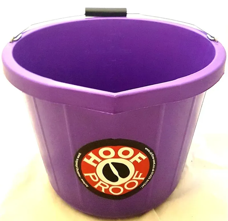 Airflow Hoof Proof 15lt Heavy Duty Multi Purpose Bucket In Purple