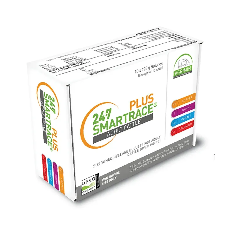 Agrimin 10 Pack 24-7 Smartrace Plus For Adult Cattle in White  