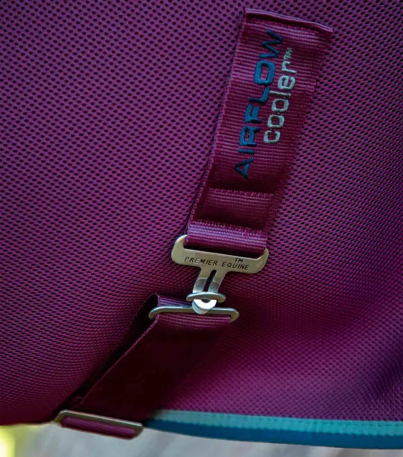 Airflow Cooler Rug / Burgundy-3