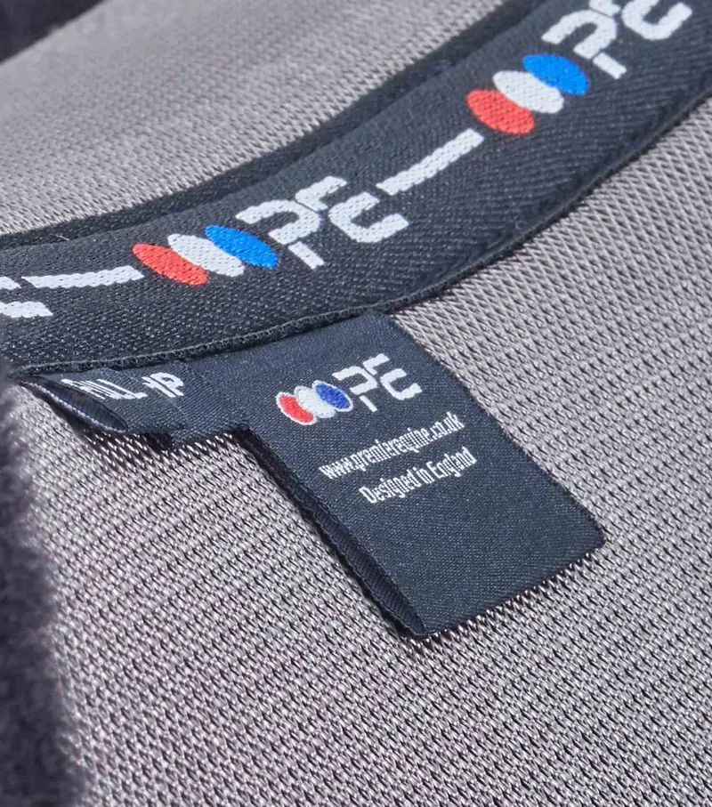 Premier Equine Full Airtechnology Shockproof Wool Half Pad in Grey/Black-1