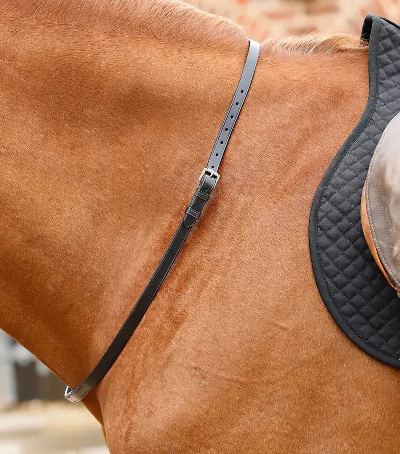 Premier Equine Altino Horse Neck Strap in Black