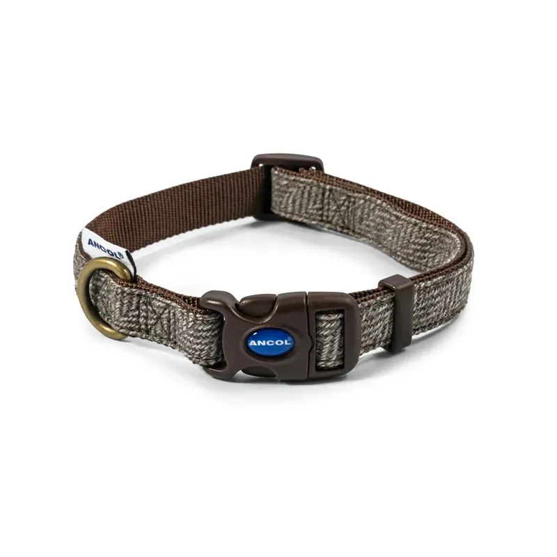 Ancol 30 cm - 50 cm Adjustable Collar in Herringbone