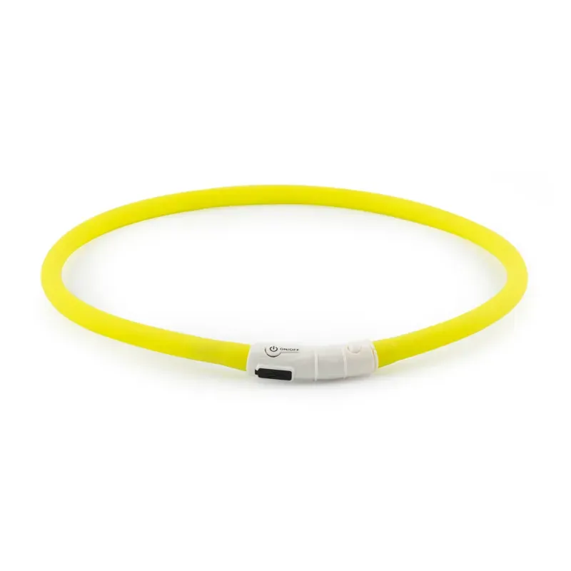 Ancol Flashing USB Band in Yellow