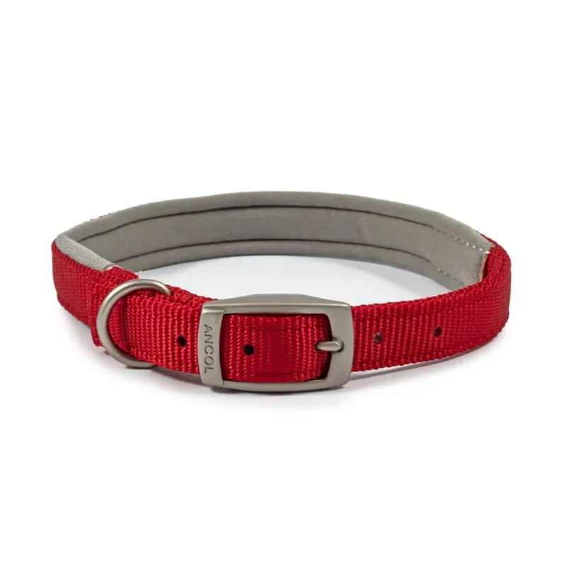 Ancol Viva Padded Collar in Red