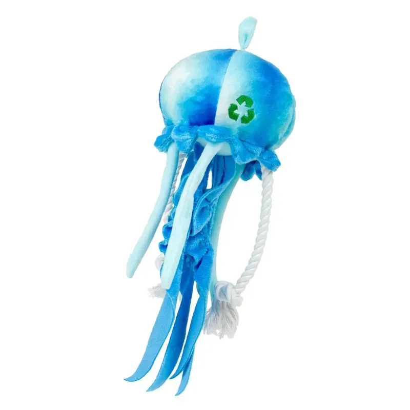 Ancol 30cm Made From Jellyfish Toy in Blue