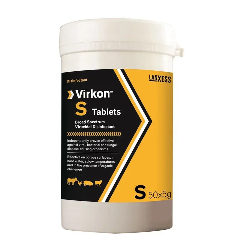 Lanxess 50 x 5 gm Virkon S Disinfectant Tablets