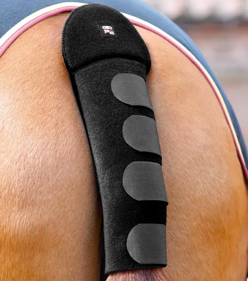 Premier Equine Anti-Slip Padded Tail Guard in Black