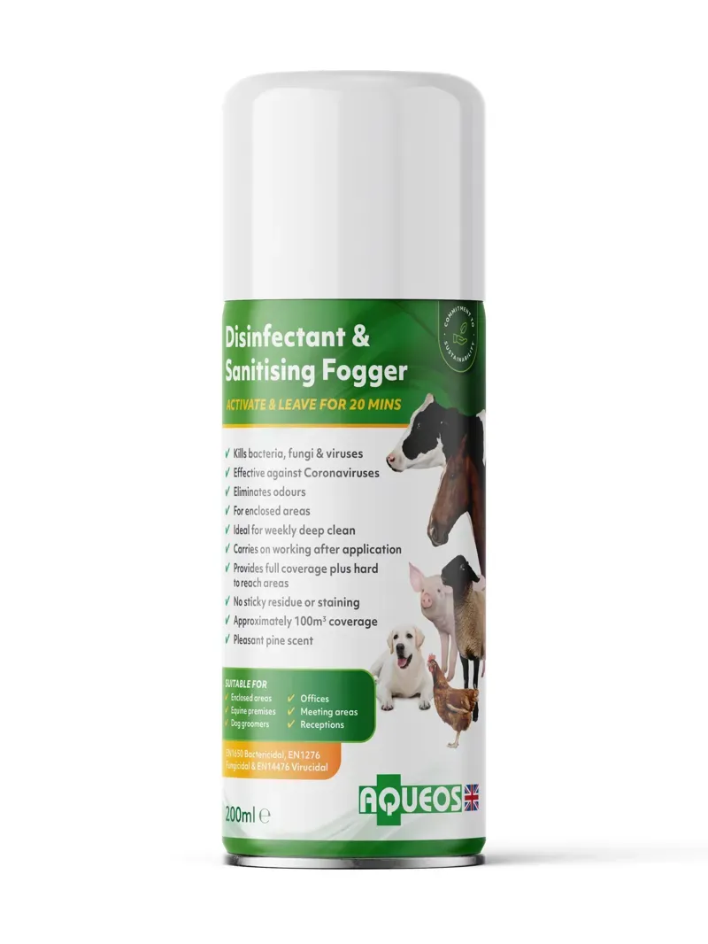 Aqueos 200ml Disinfectant and Sanitising Fogger