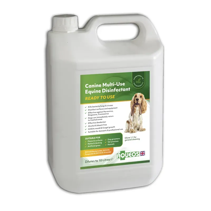 Aqueos Canine Ready To Use 5 litre Disinfectant