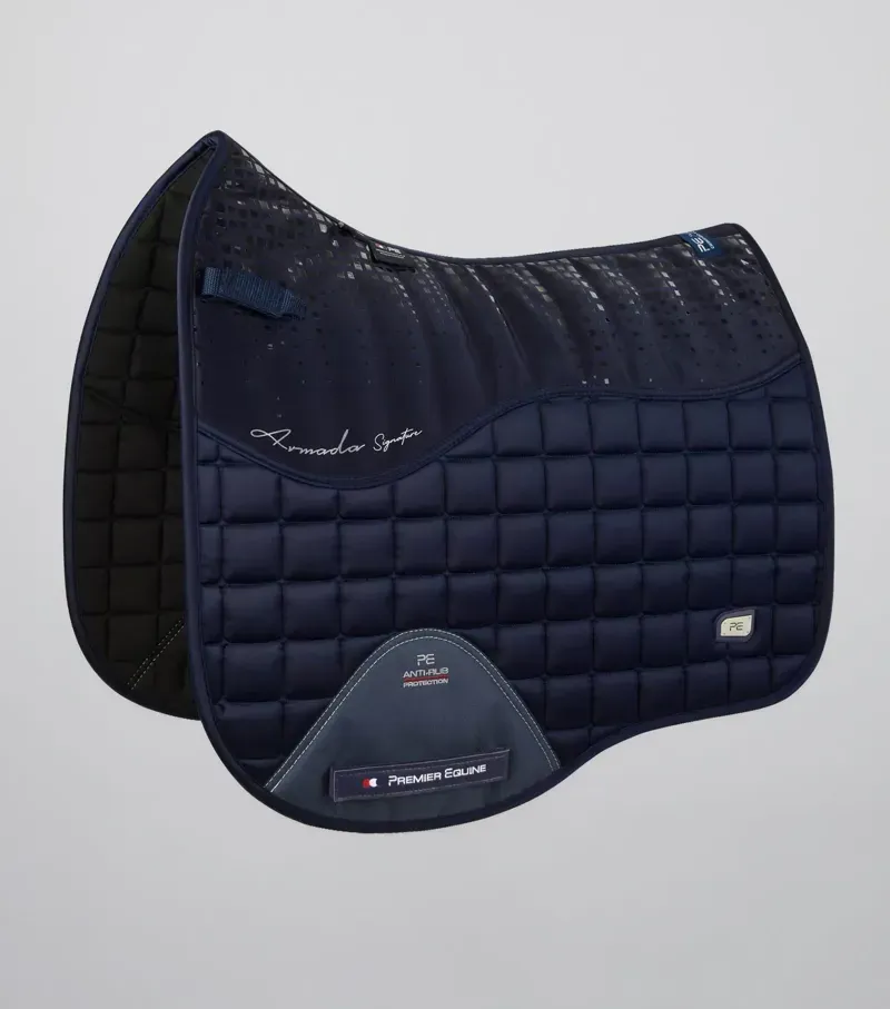 Premier Equine Armada Close Contact Dressage Square in Navy