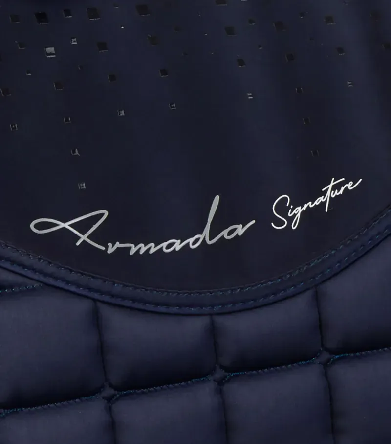 Premier Equine Armada Close Contact Dressage Square in Navy-5