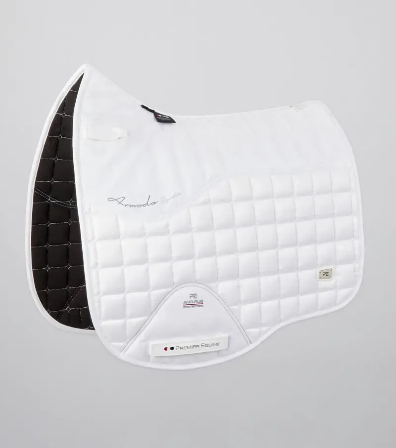 Premier Equine Armada Close Contact Dressage Square in White
