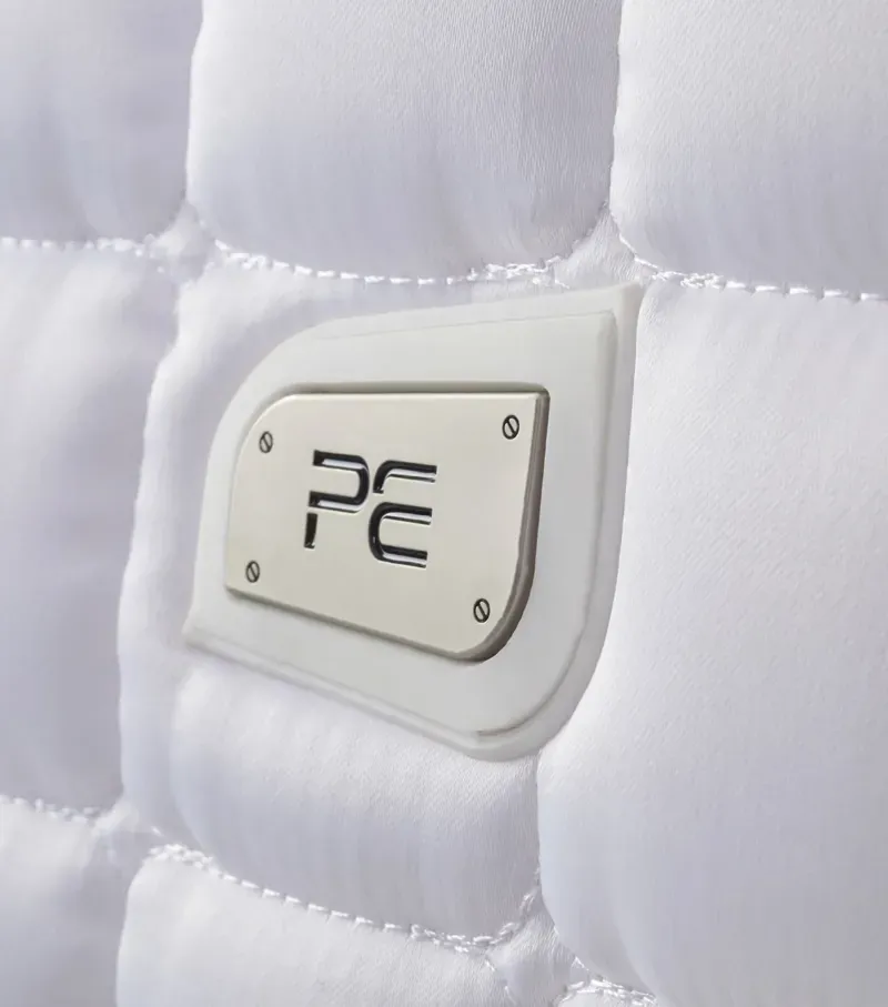 Premier Equine Armada Close Contact Dressage Square in White-1