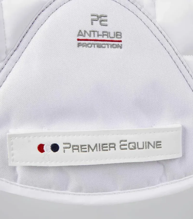 Premier Equine Armada Close Contact Dressage Square in White-4