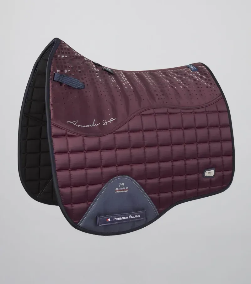 Premier Equine Armada Close Contact Dressage Square in Wine