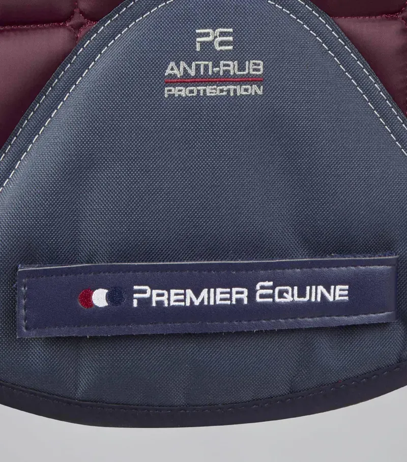 Premier Equine Armada Close Contact Dressage Square in Wine-4