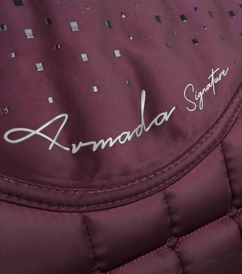 Premier Equine Armada Close Contact Dressage Square in Wine-5