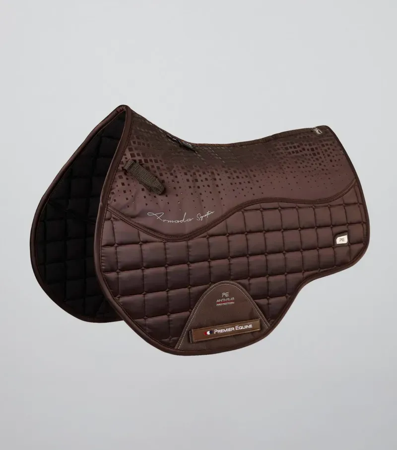 Premier Equine Armada Close Contact GP/Jump Square in Brown