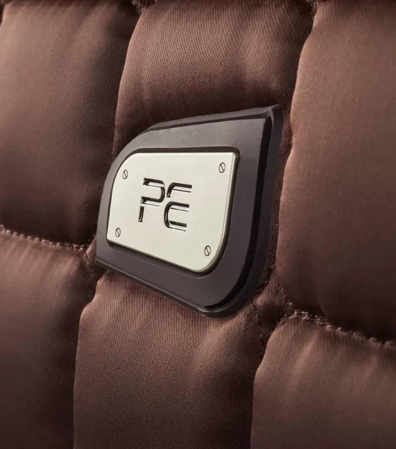 Premier Equine Armada Close Contact GP/Jump Square in Brown-2