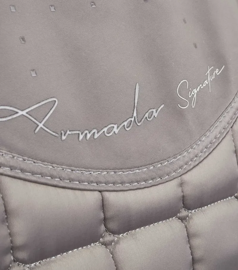 Premier Equine Armada Close Contact GP/Jump Square in Grey-5