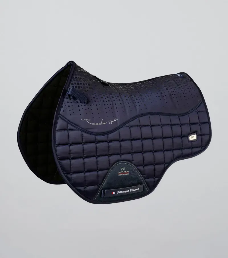 Premier Equine Armada Close Contact GP/Jump Square in Navy