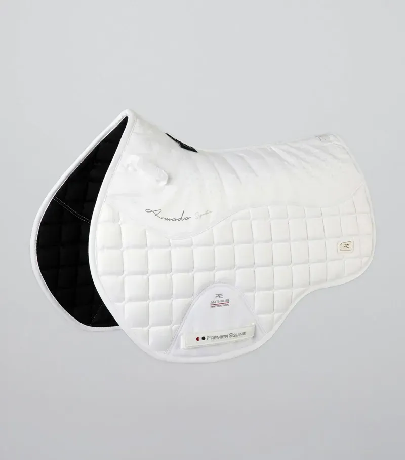 Premier Equine Armada Close Contact GP/Jump Square in White