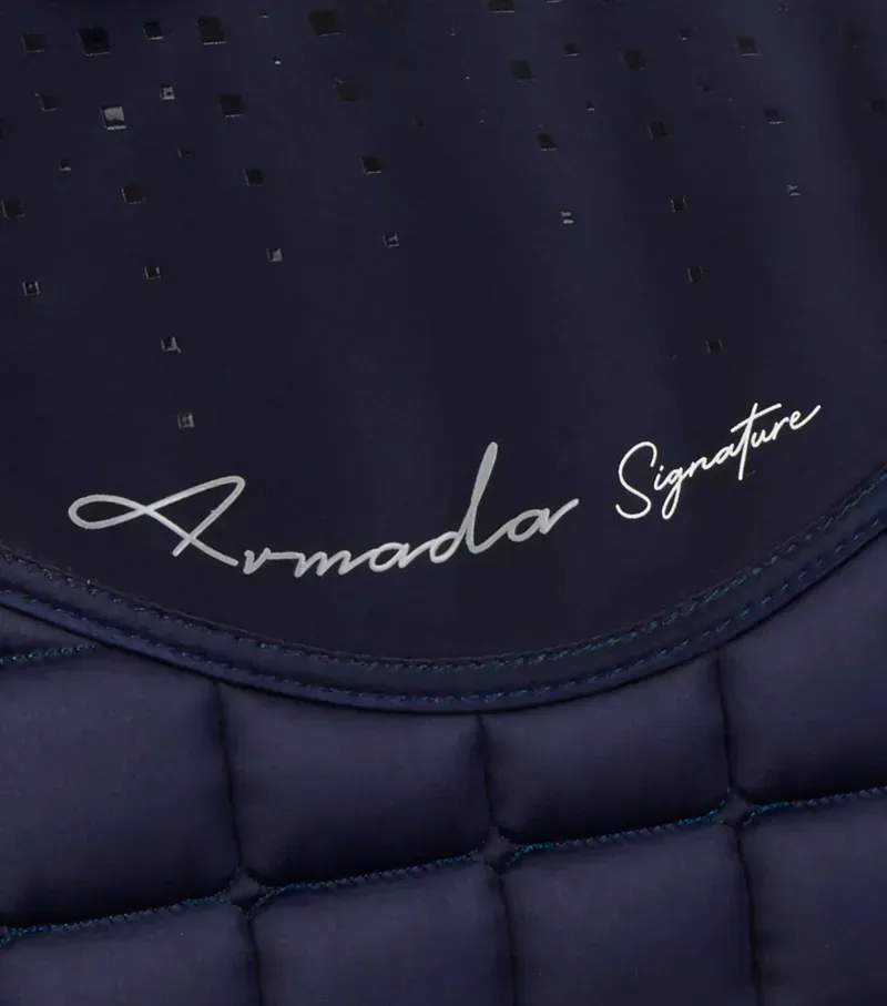 Premier Equine Armada Close Contact GP/Jump Square in Navy-5