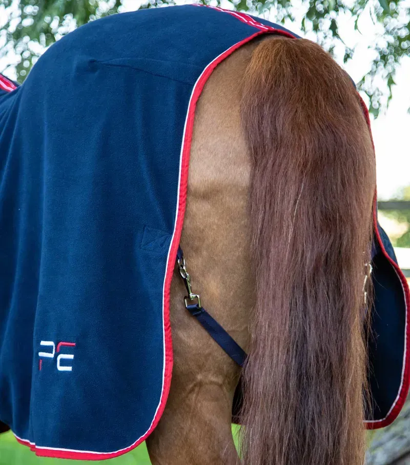 Premier Equine Asure Fleece Rug in Navy-5