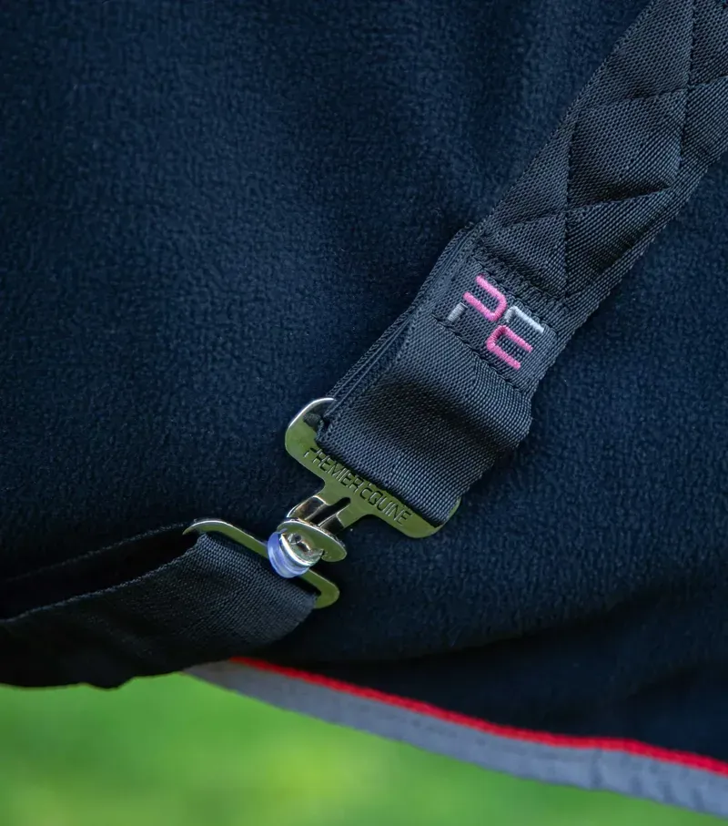 Premier Equine Asure Fleece Rug in Black-3