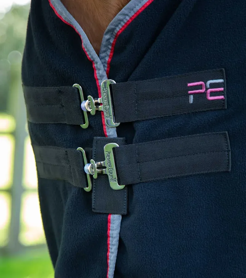 Premier Equine Asure Fleece Rug in Black-2