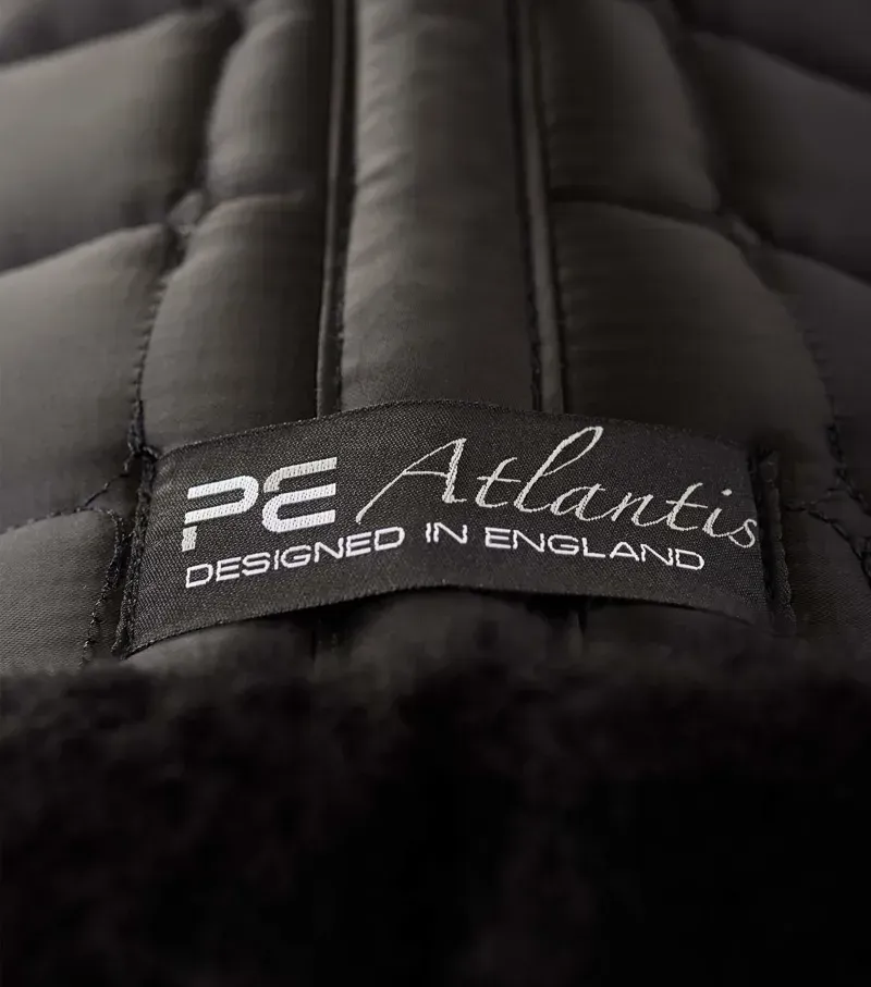 Premier Equine Atlantis CC Satin Wool Dressage Square in Black/Black-4
