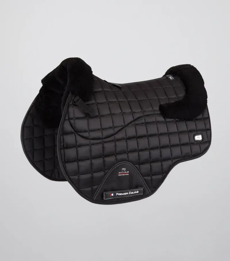 Premier Equine Atlantis CC Satin Wool GP/Jump Square in Black/Black