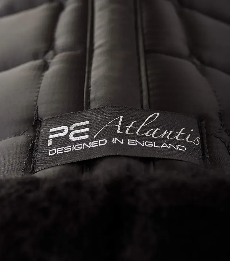 Premier Equine Atlantis CC Satin Wool GP/Jump Square in Black/Black-5