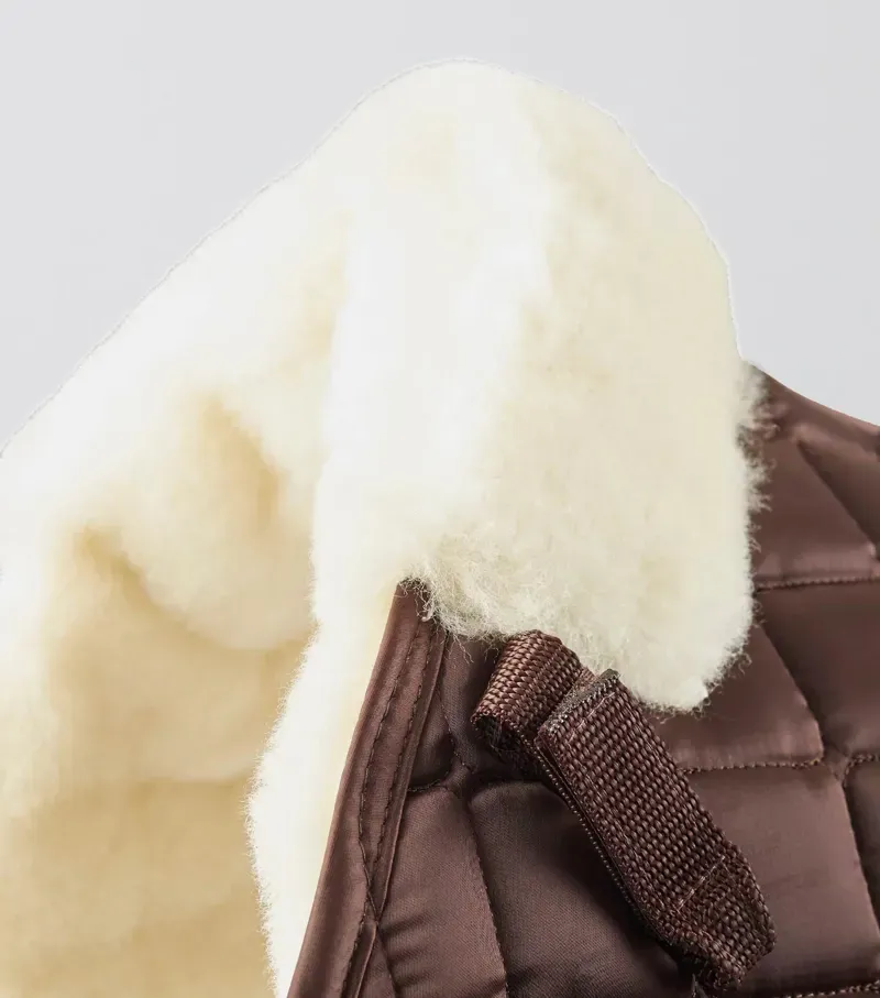 Premier Equine Atlantis CC Satin Wool GP/Jump Square in Brown/Natural-2