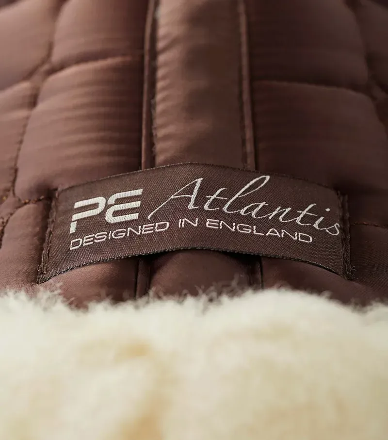 Premier Equine Atlantis CC Satin Wool GP/Jump Square in Brown/Natural-5
