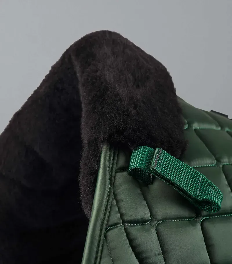 Premier Equine Atlantis CC Satin Wool GP/Jump Square in Olive/Black-2