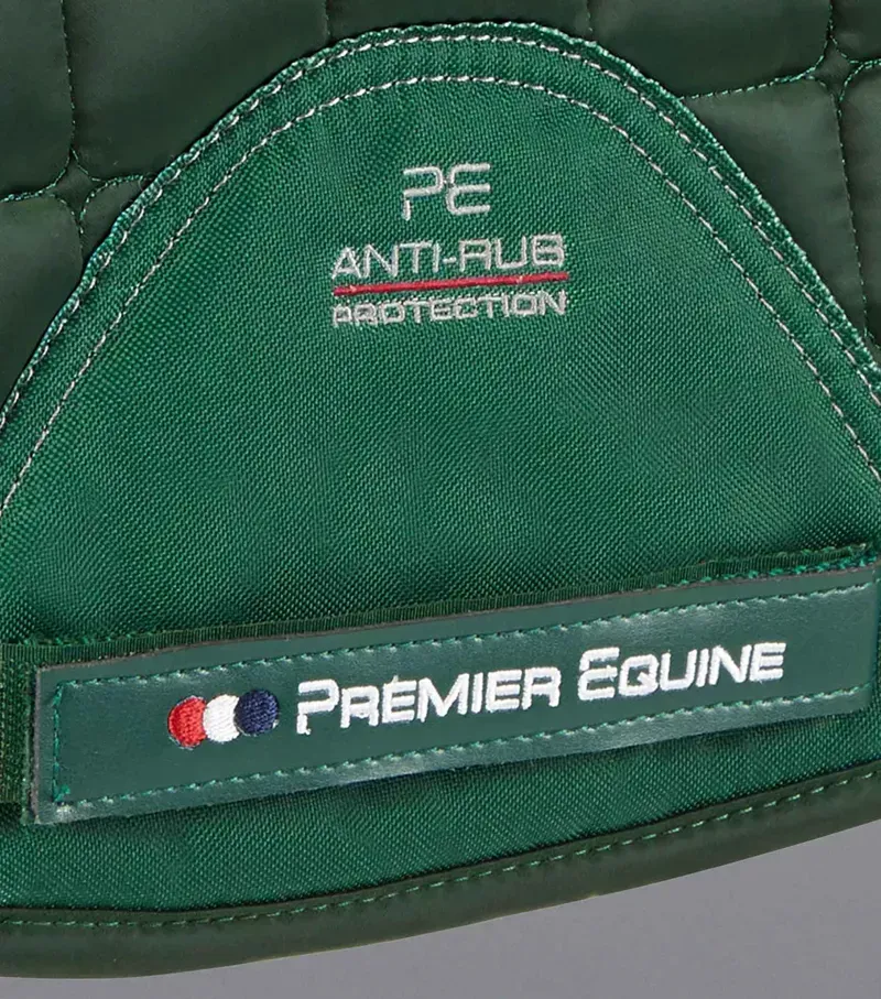 Premier Equine Atlantis CC Satin Wool GP/Jump Square in Olive/Black-4