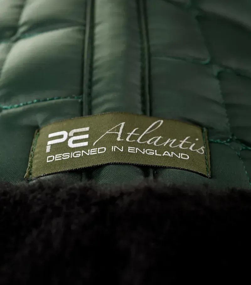 Premier Equine Atlantis CC Satin Wool GP/Jump Square in Olive/Black-5