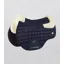 Premier Equine Atlantis CC Satin Wool GP/Jump Square in Navy/Natural