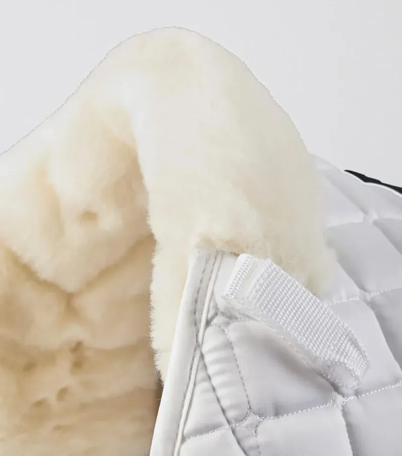 Premier Equine Atlantis CC Satin Wool GP/Jump Square in White/Natural-2