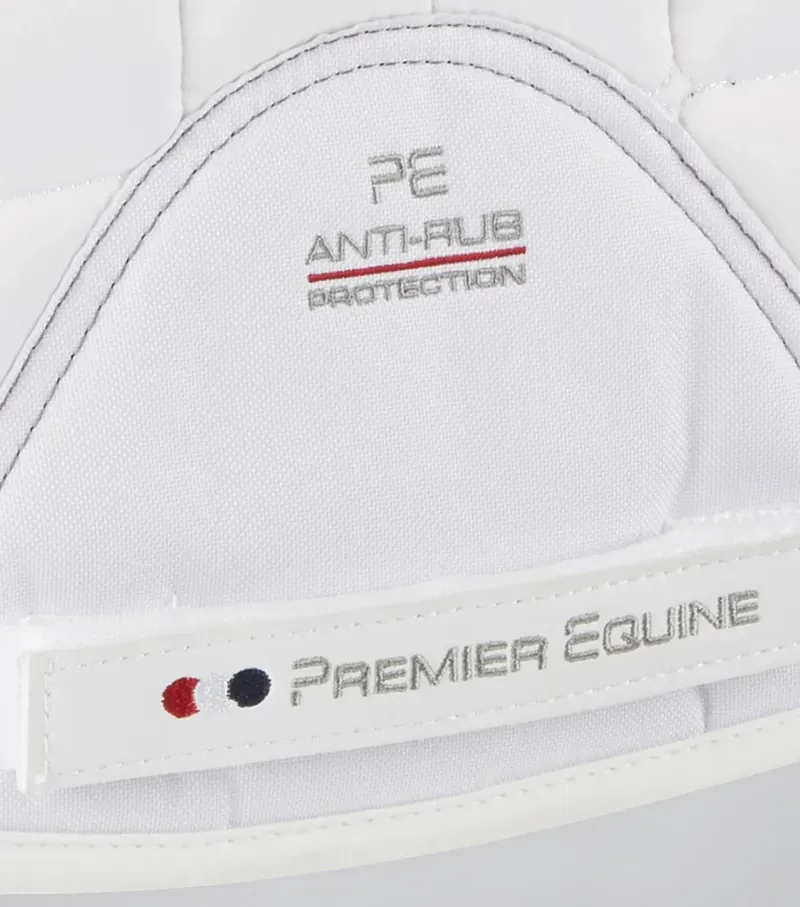 Premier Equine Atlantis CC Satin Wool GP/Jump Square in White/Natural-4