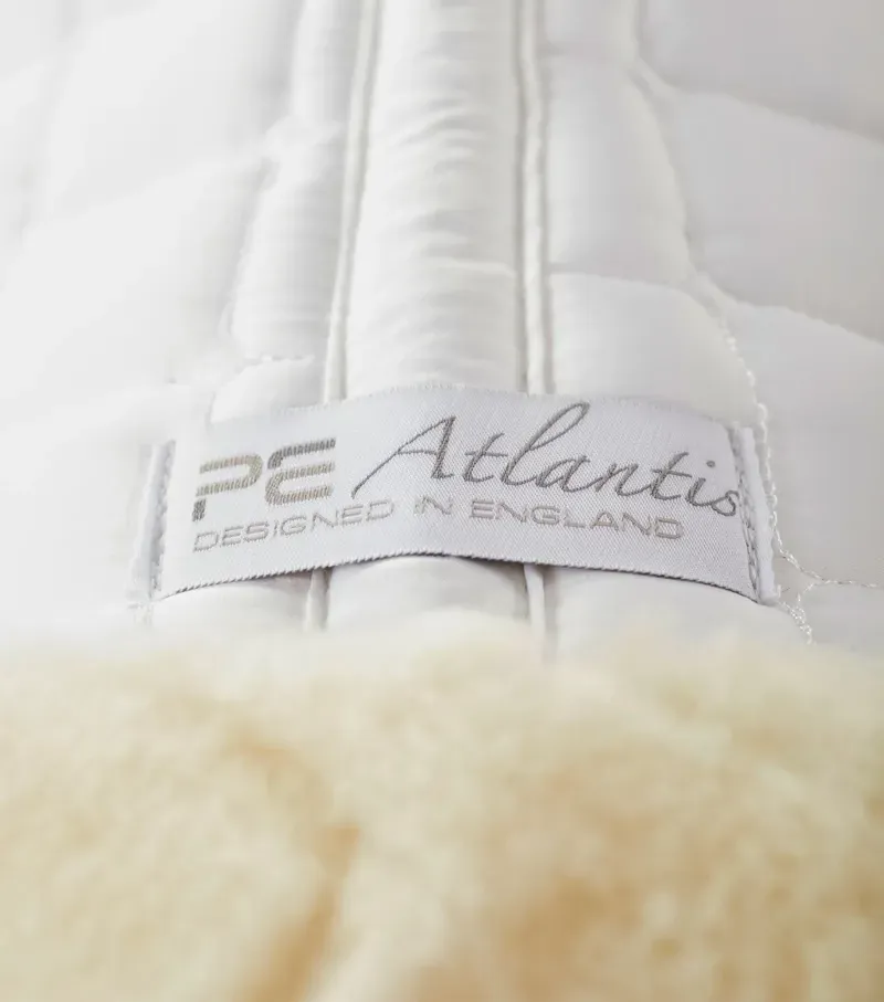 Premier Equine Atlantis CC Satin Wool GP/Jump Square in White/Natural-5