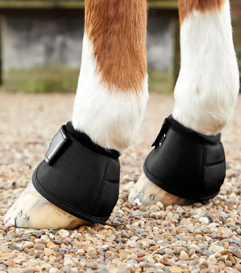 Premier Equine Ballistic No-Turn Over Reach Boots in Black-2