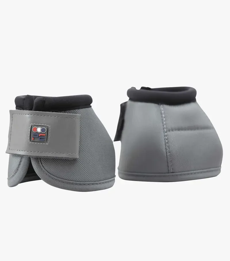 Premier Equine Ballistic No-Turn Over Reach Boots in Grey-4
