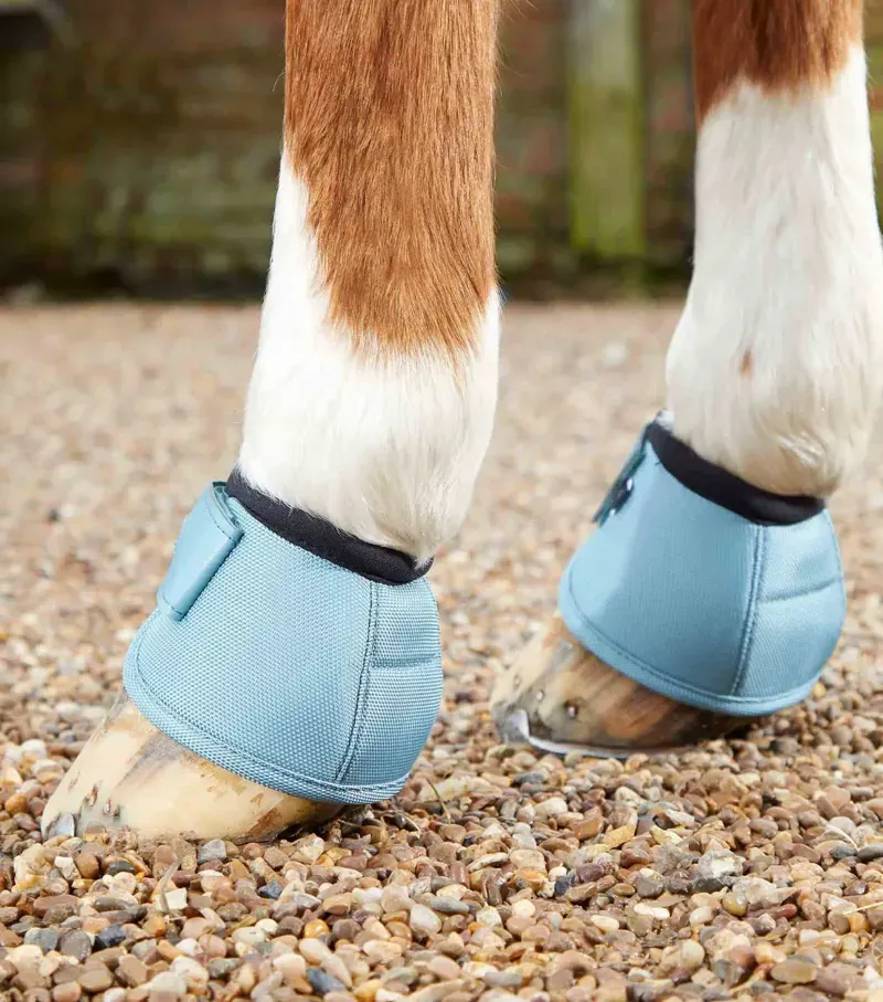 Premier Equine Ballistic No-Turn Over Reach Boots in Turquoise-1