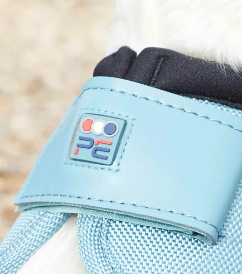 Premier Equine Ballistic No-Turn Over Reach Boots in Turquoise-3