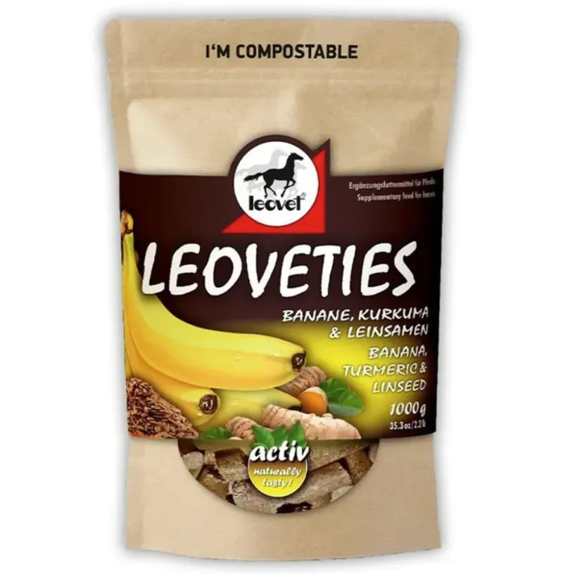 Leovet Treats - Banana Turmeric Linseed