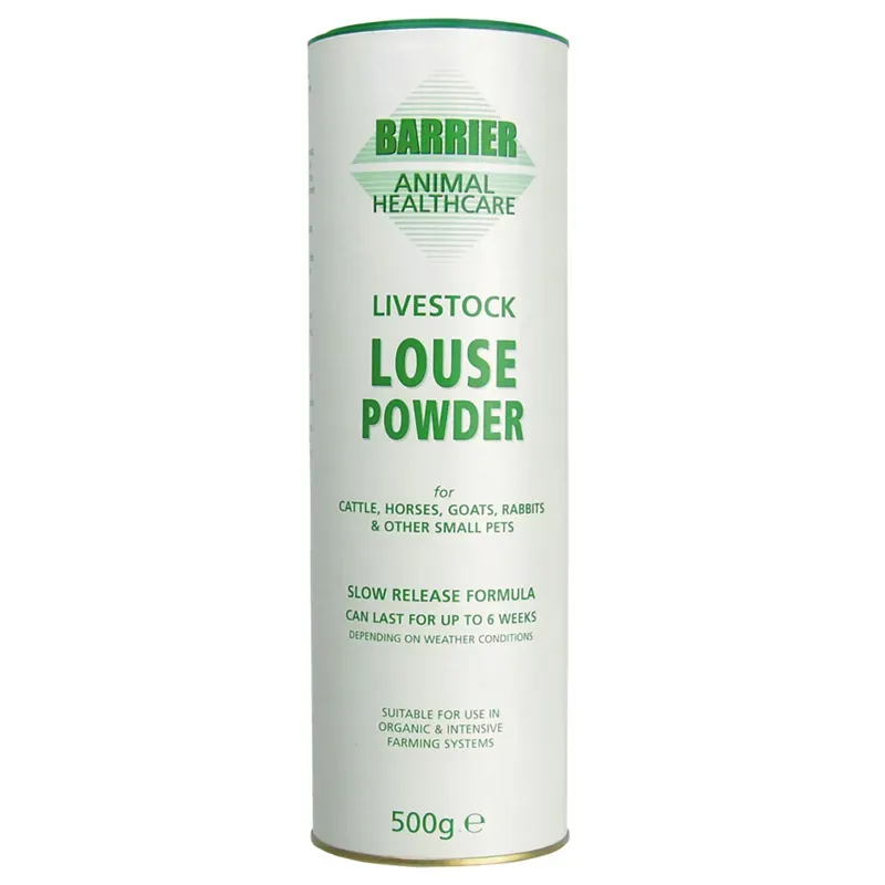 Barrier 500gm Shaker Livestock Louse Powder