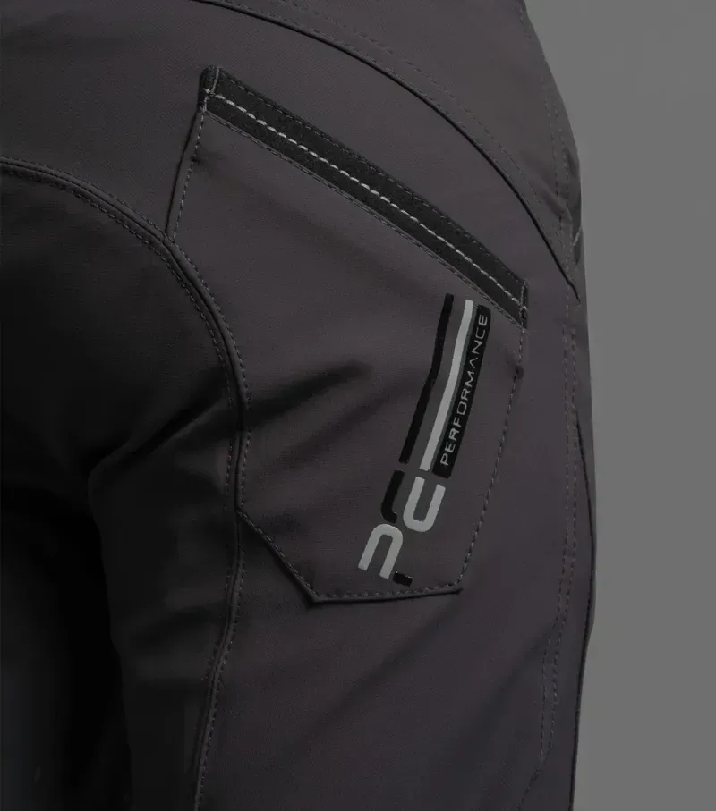 Premier Equine Gents Barusso Gel Knee Breeches in Anthracite-3