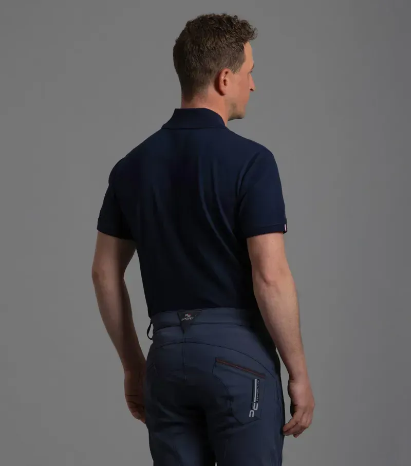 Premier Equine Gents Barusso Gel Knee Breeches in Navy-2